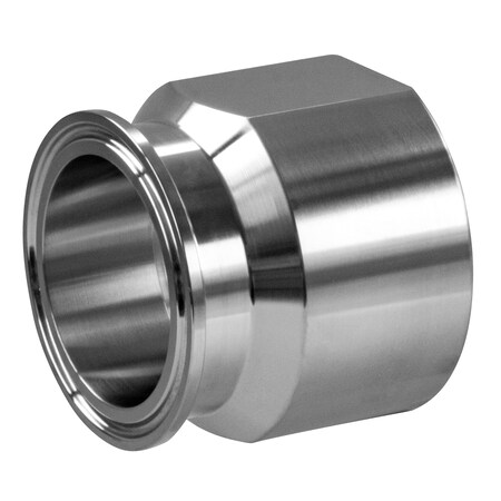 3/4"" Tri-Clamp End x Female Pipe Thread - 1-5/8"" Long 316 -  STEEL & OBRIEN, 22MP-.75-316